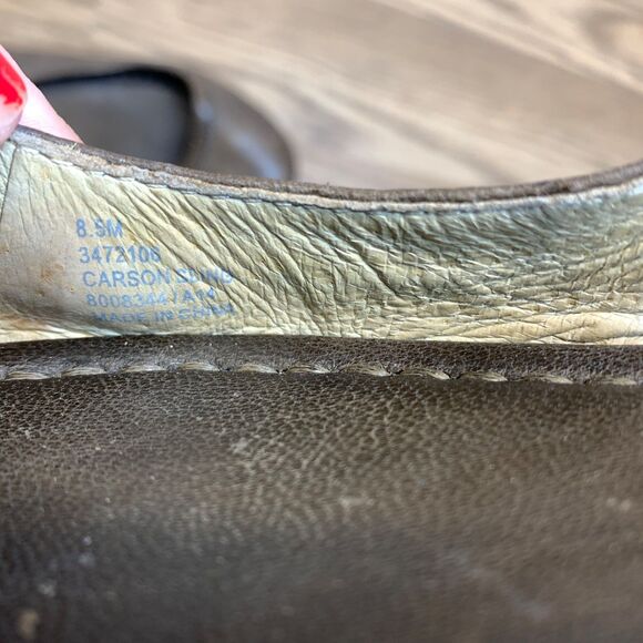 Frye Leather Carson Sling Back Womens Size 8.5 M Shoes Ballet Flats Brown - Picture 8 of 9